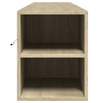 vidaXL Dulap TV de perete cu lumini LED, stejar sonoma, 180x31x39,5 cm vidaXL Dulap TV de perete cu lumini LED, stejar sonoma, 180x31x39,5 cm
