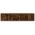 vidaXL Dulap TV de perete cu lumini LED stejar fumuriu 180x31x39,5 cm vidaXL Dulap TV de perete cu lumini LED stejar fumuriu 180x31x39,5 cm