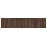 vidaXL Dulap TV de perete cu lumini LED, stejar maro, 180x31x39,5 cm vidaXL Dulap TV de perete cu lumini LED, stejar maro, 180x31x39,5 cm