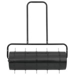 vidaXL Tăvălug gazon de grădină cleme de aerisire negru 63 L fier/oțel vidaXL Tăvălug gazon de grădină cleme de aerisire negru 63 L fier/oțel