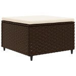 vidaXL Set mobilier de grădină cu perne, 8 piese, maro, poliratan vidaXL Set mobilier de grădină cu perne, 8 piese, maro, poliratan
