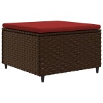 vidaXL Set mobilier de grădină cu perne, 8 piese, maro, poliratan vidaXL Set mobilier de grădină cu perne, 8 piese, maro, poliratan