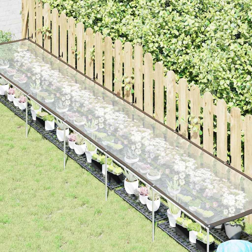 vidaXL Capac pentru plante cu ochiuri 1x6 m polietilenă