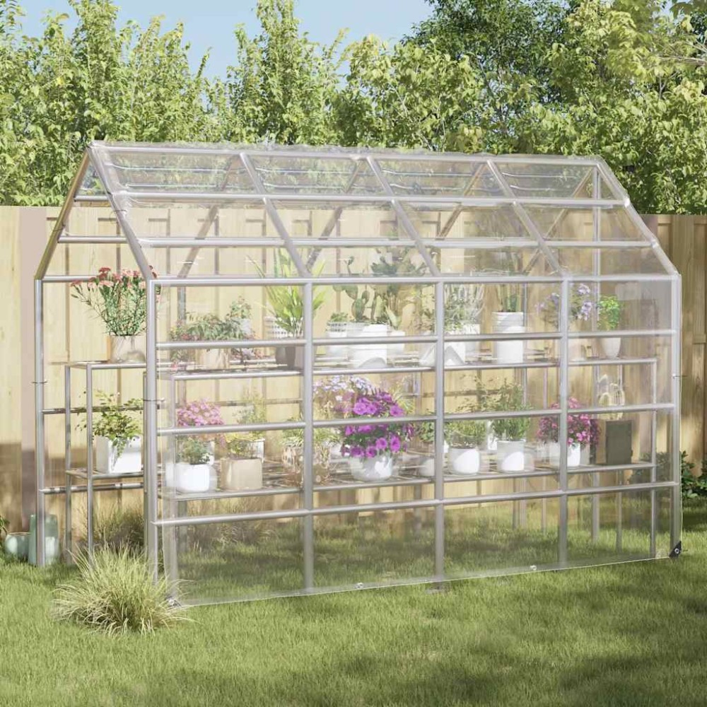 vidaXL Capac pentru plante cu ochiuri 3x6 m PVC
