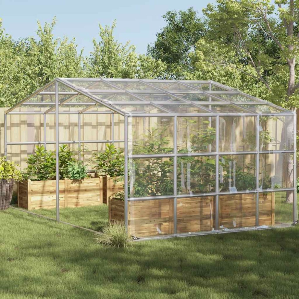 vidaXL Capac pentru plante cu ochiuri 3x8 m PVC