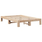 vidaXL Cadru de pat fără saltea, 120x190 cm, lemn masiv pin vidaXL Cadru de pat fără saltea, 120x190 cm, lemn masiv pin