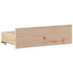 vidaXL Cadru de pat fără saltea, 90x190 cm, lemn masiv pin