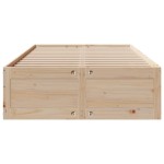 vidaXL Cadru de pat fără saltea/cu sertare, 120x200 cm, lemn masiv pin vidaXL Cadru de pat fără saltea/cu sertare, 120x200 cm, lemn masiv pin