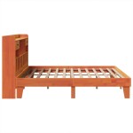 vidaXL Cadru de pat fără saltea, maro ceruit 200x200 cm lemn masiv pin vidaXL Cadru de pat fără saltea, maro ceruit 200x200 cm lemn masiv pin