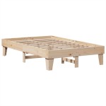 vidaXL Cadru de pat fără saltea, 135x190 cm, lemn masiv de pin vidaXL Cadru de pat fără saltea, 135x190 cm, lemn masiv de pin