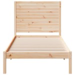 vidaXL Cadru de pat foarte lung fără saltea, 90x210 cm, lemn masiv vidaXL Cadru de pat foarte lung fără saltea, 90x210 cm, lemn masiv