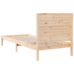 vidaXL Cadru de pat foarte lung fără saltea, 90x220 cm, lemn masiv vidaXL Cadru de pat foarte lung fără saltea, 90x220 cm, lemn masiv