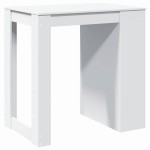vidaXL Masă de bar, alb, 102x70x103,5 cm, lemn prelucrat vidaXL Masă de bar, alb, 102x70x103,5 cm, lemn prelucrat