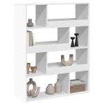 vidaXL Bibliotecă, alb, 100x33x125,5 cm, lemn prelucrat vidaXL Bibliotecă, alb, 100x33x125,5 cm, lemn prelucrat