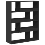 vidaXL Bibliotecă, negru, 100x33x125,5 cm, lemn prelucrat vidaXL Bibliotecă, negru, 100x33x125,5 cm, lemn prelucrat