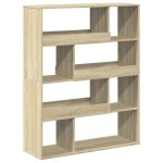 vidaXL Bibliotecă, stejar sonoma, 100x33x125,5 cm, lemn prelucrat vidaXL Bibliotecă, stejar sonoma, 100x33x125,5 cm, lemn prelucrat