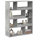 vidaXL Bibliotecă, gri beton, 100x33x125,5 cm, lemn prelucrat vidaXL Bibliotecă, gri beton, 100x33x125,5 cm, lemn prelucrat