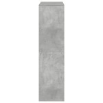 vidaXL Bibliotecă, gri beton, 100x33x125,5 cm, lemn prelucrat vidaXL Bibliotecă, gri beton, 100x33x125,5 cm, lemn prelucrat