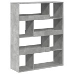vidaXL Bibliotecă, gri beton, 100x33x125,5 cm, lemn prelucrat vidaXL Bibliotecă, gri beton, 100x33x125,5 cm, lemn prelucrat