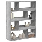 vidaXL Bibliotecă, gri sonoma, 100x33x125,5 cm, lemn prelucrat vidaXL Bibliotecă, gri sonoma, 100x33x125,5 cm, lemn prelucrat