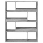 vidaXL Bibliotecă, gri sonoma, 100x33x125,5 cm, lemn prelucrat vidaXL Bibliotecă, gri sonoma, 100x33x125,5 cm, lemn prelucrat