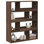 vidaXL Bibliotecă, stejar maro, 100x33x125,5 cm, lemn prelucrat