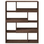 vidaXL Bibliotecă, stejar maro, 100x33x125,5 cm, lemn prelucrat