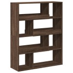 vidaXL Bibliotecă, stejar maro, 100x33x125,5 cm, lemn prelucrat