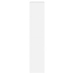 vidaXL Bibliotecă, alb, 100x33x156,5 cm, lemn prelucrat vidaXL Bibliotecă, alb, 100x33x156,5 cm, lemn prelucrat