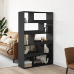 vidaXL Bibliotecă, negru, 100x33x156,5 cm, lemn prelucrat vidaXL Bibliotecă, negru, 100x33x156,5 cm, lemn prelucrat