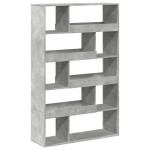 vidaXL Bibliotecă, gri beton, 100x33x156,5 cm, lemn prelucrat vidaXL Bibliotecă, gri beton, 100x33x156,5 cm, lemn prelucrat