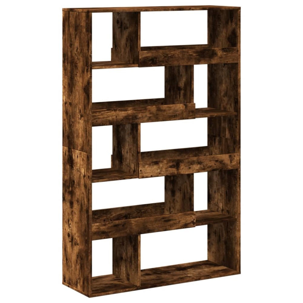 vidaXL Bibliotecă, stejar fumuriu, 100x33x156,5 cm, lemn prelucrat
