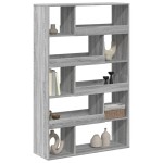 vidaXL Bibliotecă, gri sonoma, 100x33x156,5 cm, lemn prelucrat vidaXL Bibliotecă, gri sonoma, 100x33x156,5 cm, lemn prelucrat