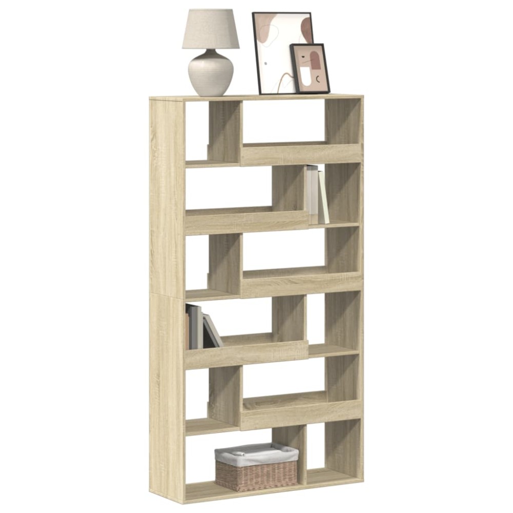 vidaXL Bibliotecă, stejar sonoma, 100x33x187,5 cm, lemn prelucrat