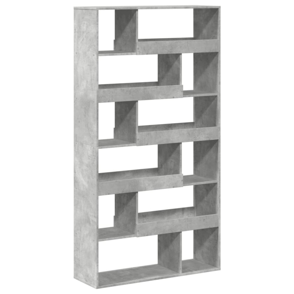 vidaXL Bibliotecă, gri beton, 100x33x187,5 cm, lemn prelucrat