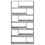 vidaXL Bibliotecă, gri beton, 100x33x187,5 cm, lemn prelucrat vidaXL Bibliotecă, gri beton, 100x33x187,5 cm, lemn prelucrat