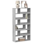 vidaXL Bibliotecă, gri sonoma, 100x33x187,5 cm, lemn prelucrat vidaXL Bibliotecă, gri sonoma, 100x33x187,5 cm, lemn prelucrat