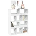 vidaXL Bibliotecă, alb, 100x33x125,5 cm, lemn prelucrat vidaXL Bibliotecă, alb, 100x33x125,5 cm, lemn prelucrat