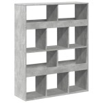 vidaXL Bibliotecă, gri beton, 100x33x125,5 cm, lemn prelucrat vidaXL Bibliotecă, gri beton, 100x33x125,5 cm, lemn prelucrat