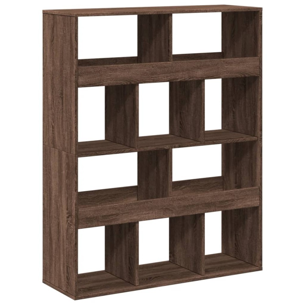 vidaXL Bibliotecă, stejar maro, 100x33x125,5 cm, lemn prelucrat
