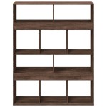 vidaXL Bibliotecă, stejar maro, 100x33x125,5 cm, lemn prelucrat