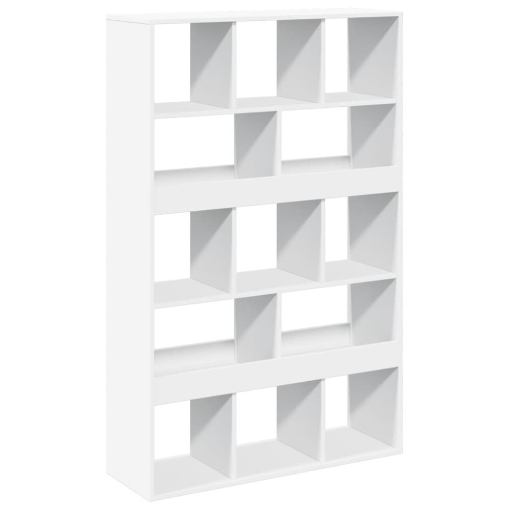 vidaXL Bibliotecă, alb, 100x33x156,5 cm, lemn prelucrat