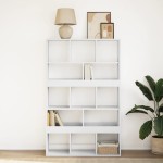 vidaXL Bibliotecă, alb, 100x33x156,5 cm, lemn prelucrat vidaXL Bibliotecă, alb, 100x33x156,5 cm, lemn prelucrat