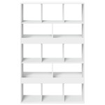vidaXL Bibliotecă, alb, 100x33x156,5 cm, lemn prelucrat vidaXL Bibliotecă, alb, 100x33x156,5 cm, lemn prelucrat