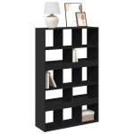 vidaXL Bibliotecă, negru, 100x33x156,5 cm, lemn prelucrat vidaXL Bibliotecă, negru, 100x33x156,5 cm, lemn prelucrat