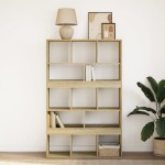 vidaXL Bibliotecă, stejar sonoma, 100x33x156,5 cm, lemn prelucrat vidaXL Bibliotecă, stejar sonoma, 100x33x156,5 cm, lemn prelucrat