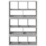 vidaXL Bibliotecă, gri beton, 100x33x156,5 cm, lemn prelucrat vidaXL Bibliotecă, gri beton, 100x33x156,5 cm, lemn prelucrat