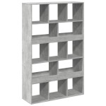 vidaXL Bibliotecă, gri beton, 100x33x156,5 cm, lemn prelucrat vidaXL Bibliotecă, gri beton, 100x33x156,5 cm, lemn prelucrat