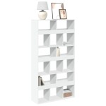vidaXL Bibliotecă, alb, 100x33x187,5 cm, lemn prelucrat vidaXL Bibliotecă, alb, 100x33x187,5 cm, lemn prelucrat