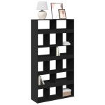 vidaXL Bibliotecă, negru, 100x33x187,5 cm, lemn prelucrat